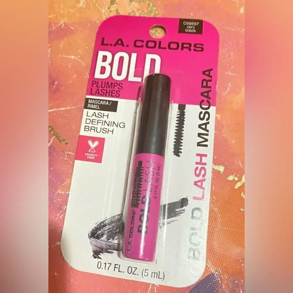🛍️Set of 2 L.A. Colors Bold  very black lash Defining Brush 0.17FL.OZ.(5mL) 💥